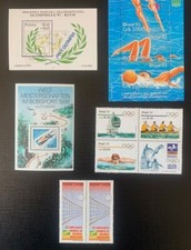 Set of thematic stamps -