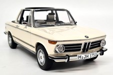 Autoart 1/18 BMW 2002 Baur Cabriolet Chamonix White Diecast Scale Model Car