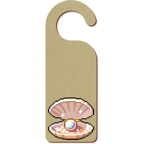 Pixel pearl inside clam - 'pixel,