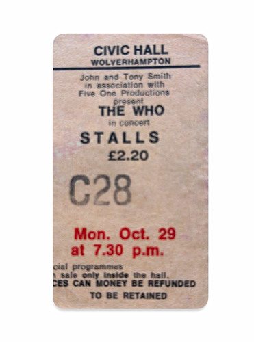The who original concert - the,