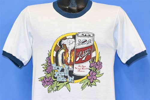 Vintage 70s schlitz beer try - vintage,