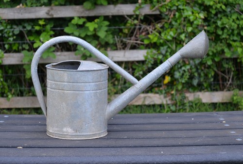 Old vintage galvanised - old,