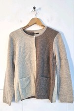 Gudrun Sjoden Cardigan Brown Wool Cardigan, Size Large rrp £89.