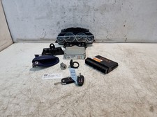 Jaguar X-Type ECU Kit Speedo Ignition Switch Door Handle Key 2001 Pre-Facelift 