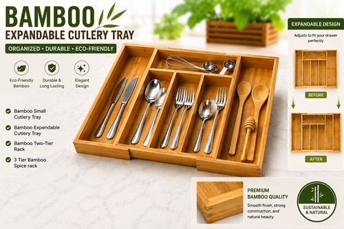 Wooden bamboo expandable - bamboo,