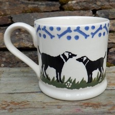 Brixton pottery mug dogs bones - dogs,