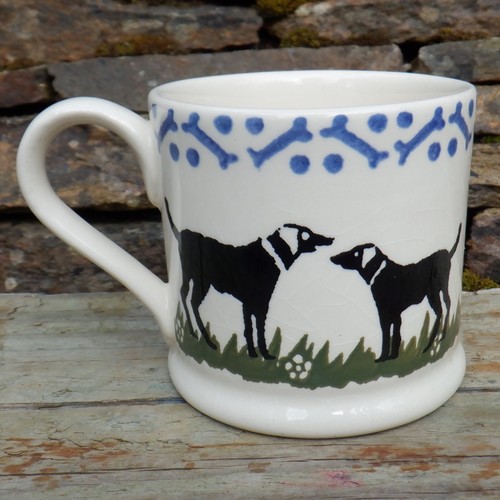 Brixton pottery mug dogs - mug,