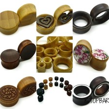 6MM-30MM ORGANIC WOOD EAR PLUG
