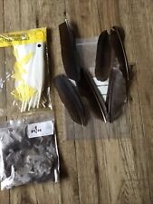 10 DUCK, 6 CROW FEATHERS QUILLS & GROUSE HACKLE FEATHERS