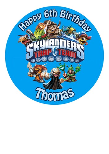 Trap team skylanders - trap, cake