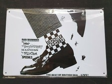 Ska dance craze metal sign - craze,