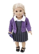 WINTER SCHOOL UNIFORM OUR GENERATION PINAFORE/BLOUSE/CARDY /BOOKBAG [NOT DOLL]