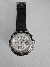 D&G Dolce & Gabbana Time Chronograph Watch MSRP $595.00