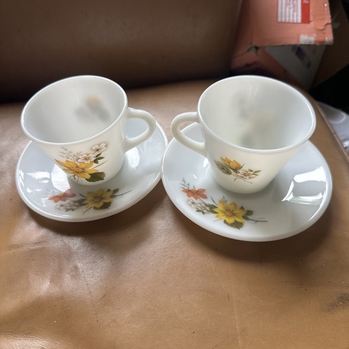 Vintage pair pyrex jaj - pair, cup