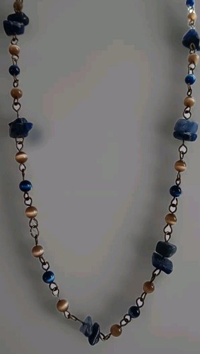 Golden blue cats eye w - blue, w/deep