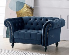 Curved Chesterfield Sofa