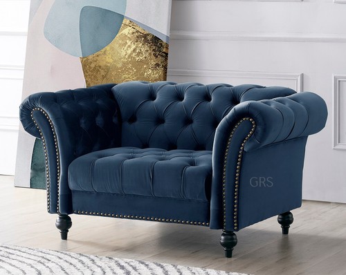 Curved chesterfield sofa - curved,