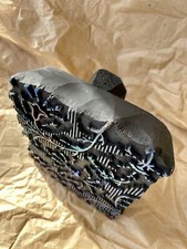 Large Vintage Indian Wooden Floral Design Printing Block