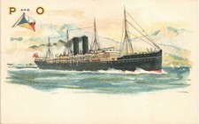 Advertising. P&O Shipping Line