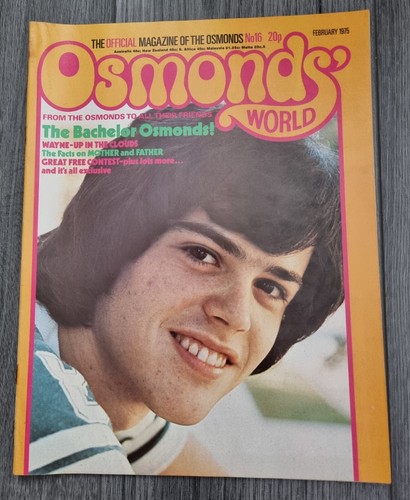 Osmonds world february - world, no