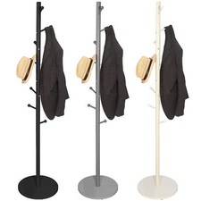 Coat Rack Tree Branch Hanger Stand Multi Hooks Hallway Freestanding w/ MDF Base