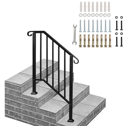 Iron handrail railing - iron,