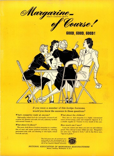 Margarine vintage print - margarine,