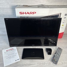 Sharp Aqous LED HD TV 60cm/24" LC-24CHF4011K With Stand Remote & Box
