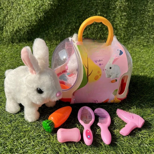 Plush rabbit toy with - plush,