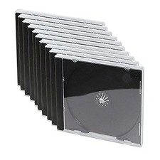 10 x CD DVD Disc Jewel Case