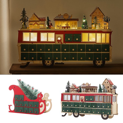Wooden advent calendars - wooden,