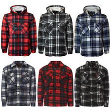 MENS PADDED SHIRT FUR LINED