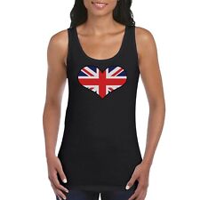 Union Jack UK Love Heart Girls