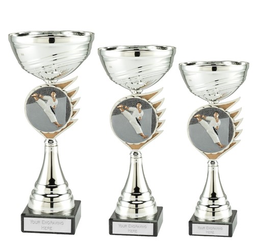 Personalised silver martial - silver,