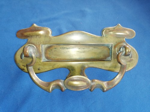 Art nouveau brass door - door, knocker