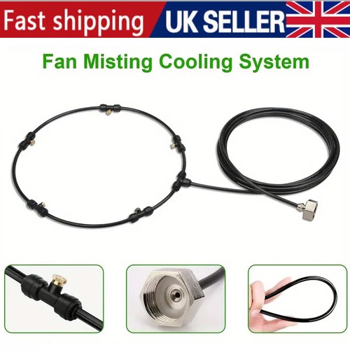 Outdoor misting fan kit for - outdoor,
