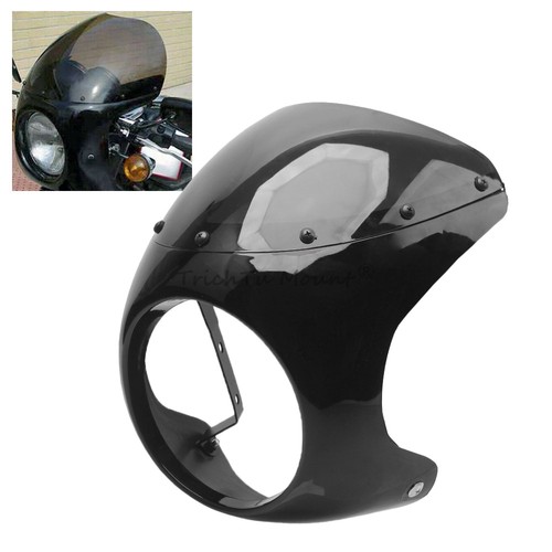Black motorcycle headlight - motorcycle,