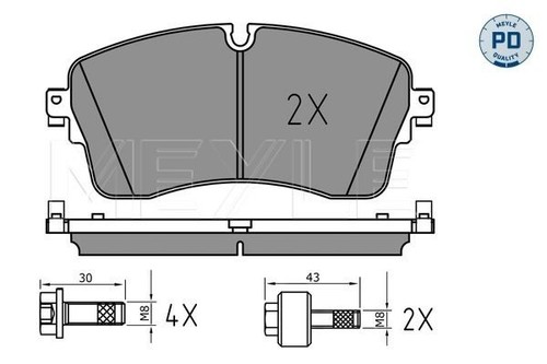 Original meyle brake - original, pad