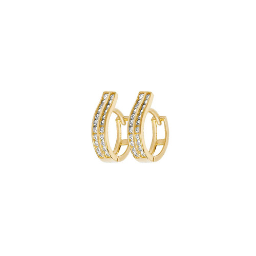 Hinged earrings 9ct - hinged,