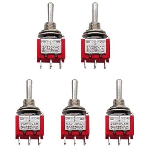 5pcs 250v 120v dpdt - dpdt, 6