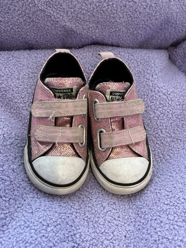 Converse girls pink glitter - pink,