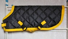 Quilted Black & Yellow Fleece