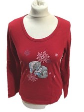 M&S Red Embroidered TATTY