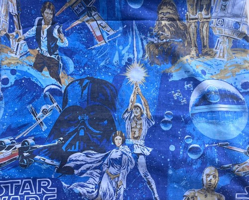 Vintage 1980s star wars single - star,