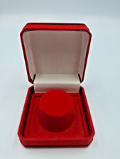 Red Velvet Bangle Watch Jewellery Gift Box Display Storage 85mm x 85mm x 40mm