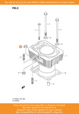 SUZUKI Nut, 08316-1006A OEM