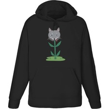 'Wolf Head Flower' Adult Hoodie / Hooded Sweater (HO052910)