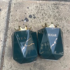 Set Of 2 Ceramic Tea& Sugar