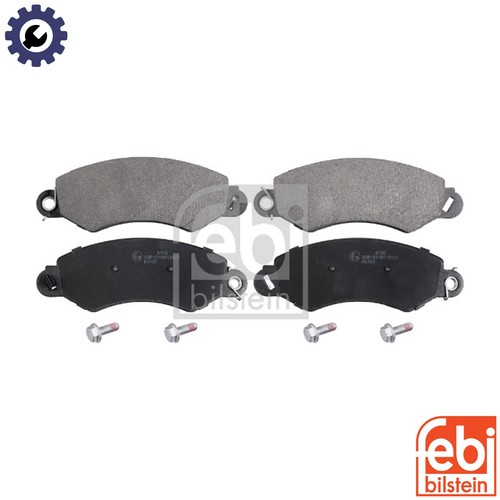 Brake pad set - brake, 16966