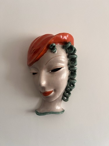 Goldscheider art deco wall - art,